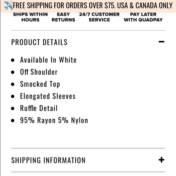 Fashion Nova Ruffle Bell Sleeve Crop Top Blouse - Picture 7 of 8